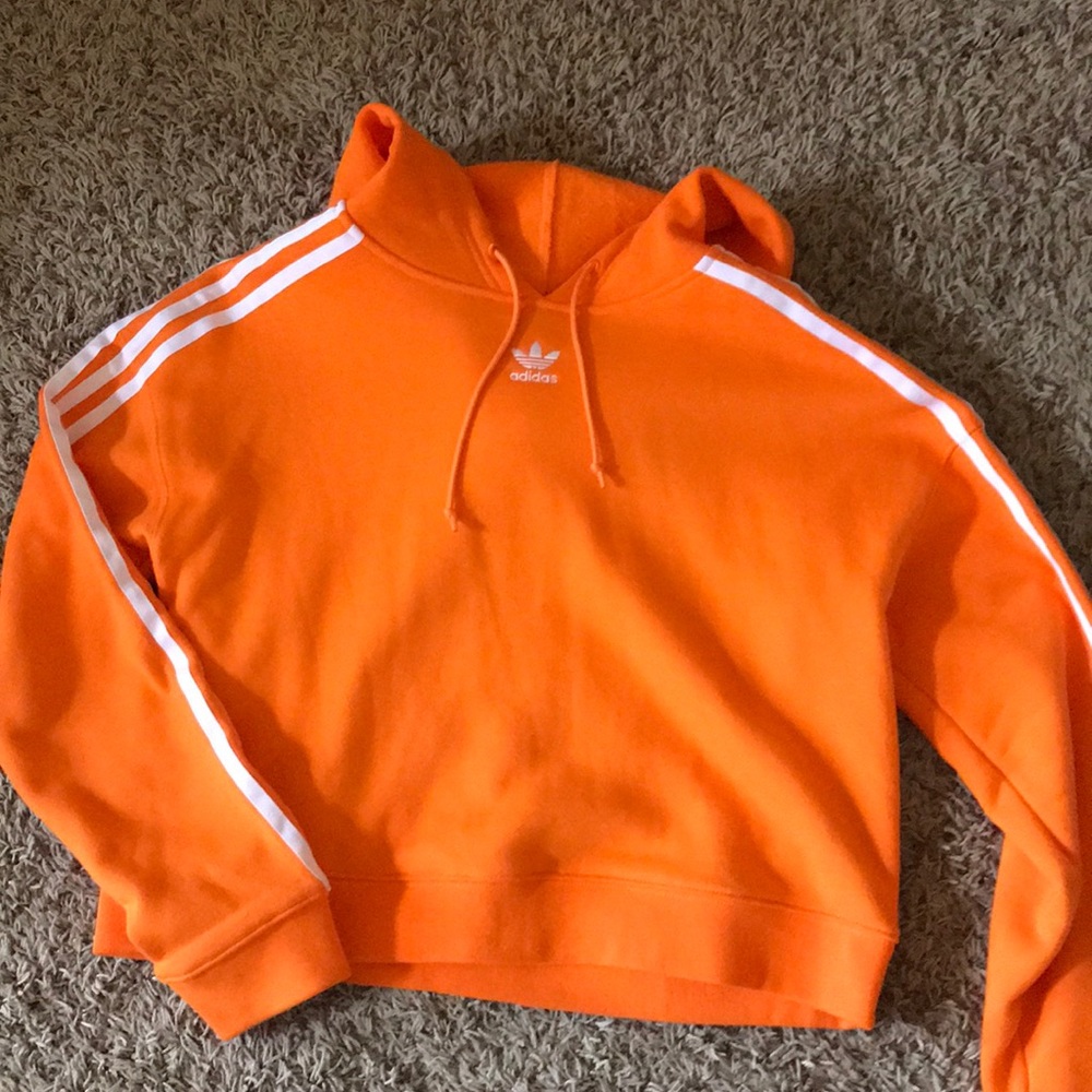 Adidas orange hoodie